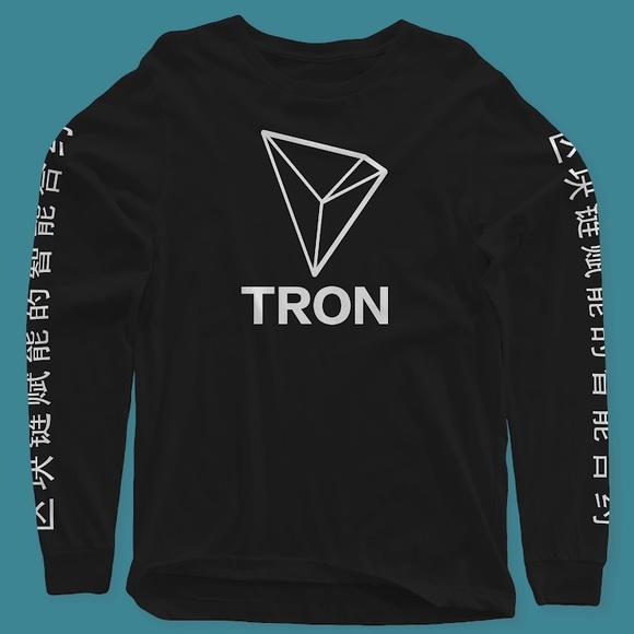 Gildan Other - Tron long sleeve tshirt Tronix Cryptocurrency TRX